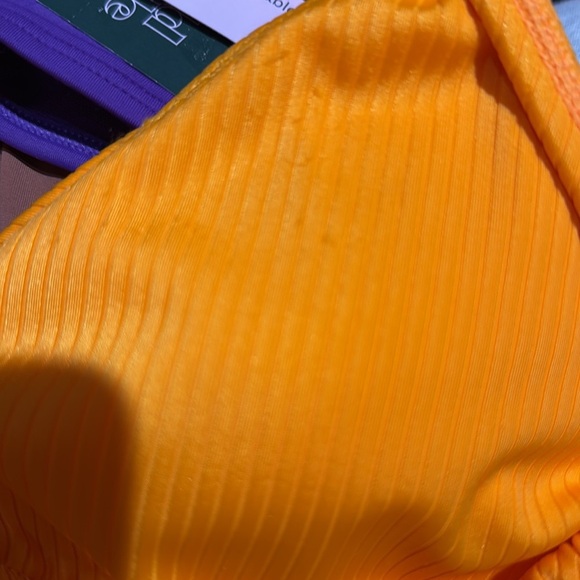 New Wild Fable Womans M (8-10) Vibrant Orange Bikini Top - Picture 7 of 9